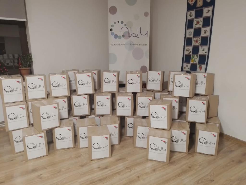 Gifts to families forcibly displaced from Artsakh