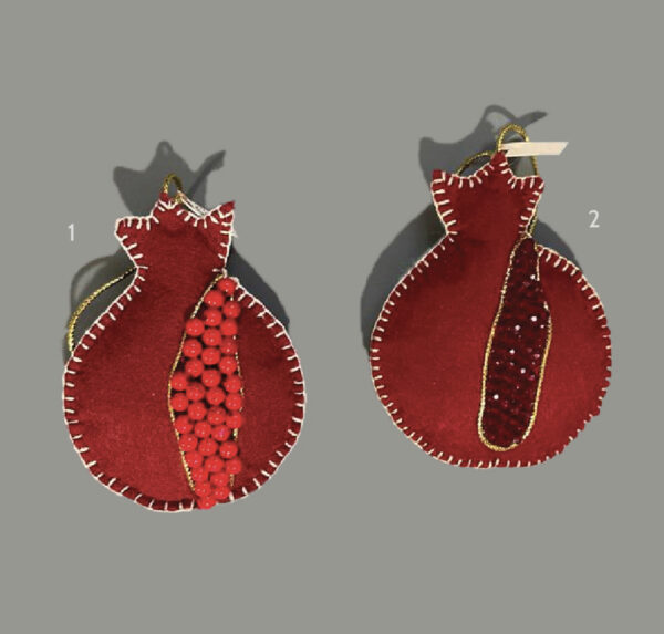 Pomegranate Christmas Ornament