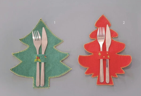 Holiday Cutlery Pouch