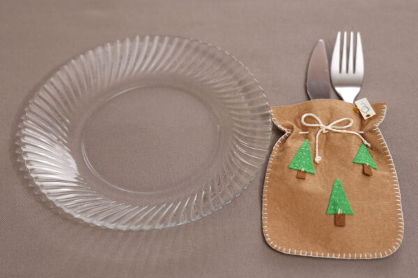 Holiday Cutlery Pouch