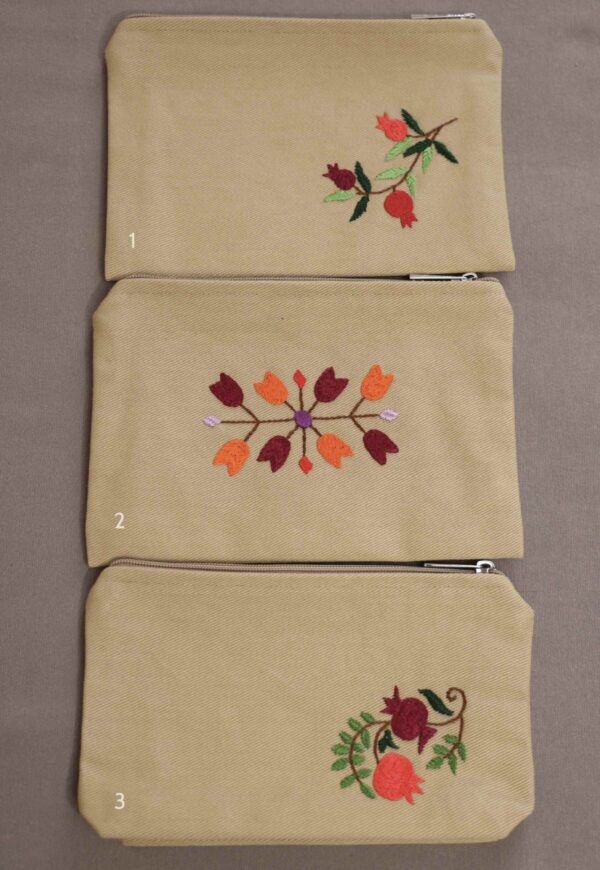 Makeup Bag with Armenian Embroidery