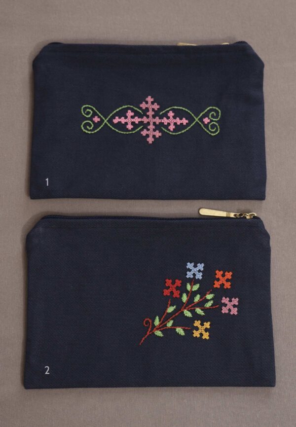 Makeup Bag with Armenian Embroidery