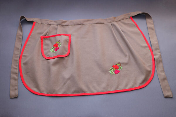 Kitchen Apron with Embroidery