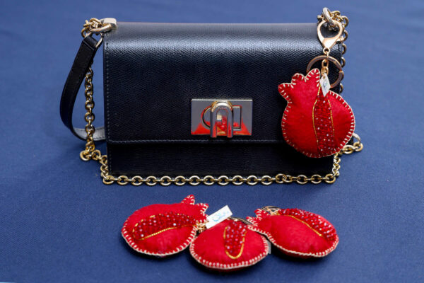 Blooming Pomegranate Keychain
