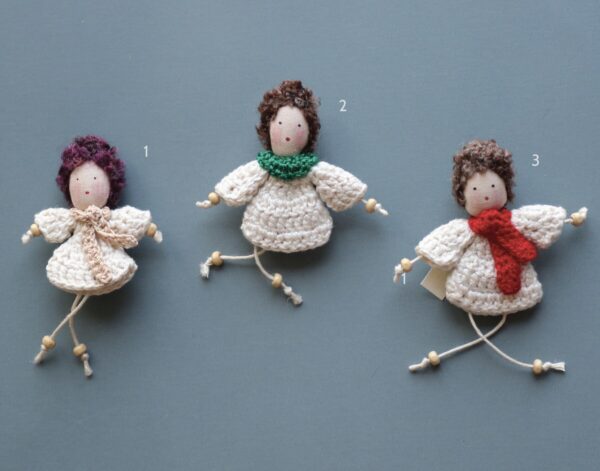 Mini Christmas Doll Brooch