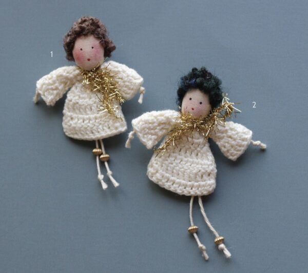 Girl with Golden Scarf Brooch