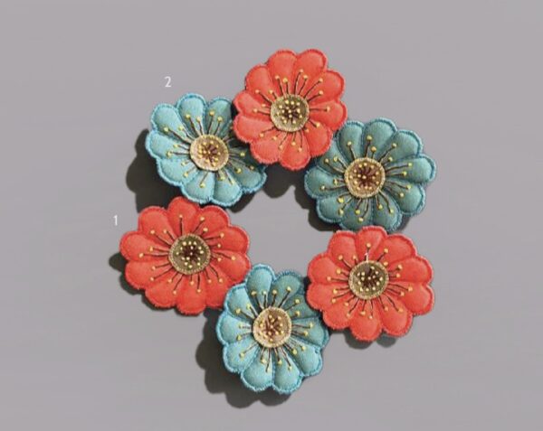 Handmade Flower Brooch