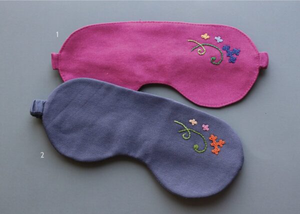 Eye Mask with Embroidery